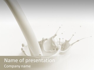 Eating Paint Drop PowerPoint Template