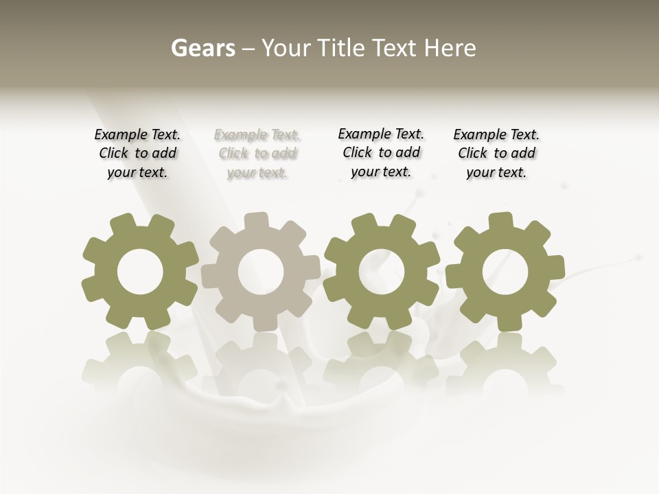 Eating Paint Drop PowerPoint Template