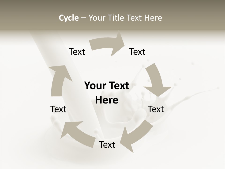 Eating Paint Drop PowerPoint Template