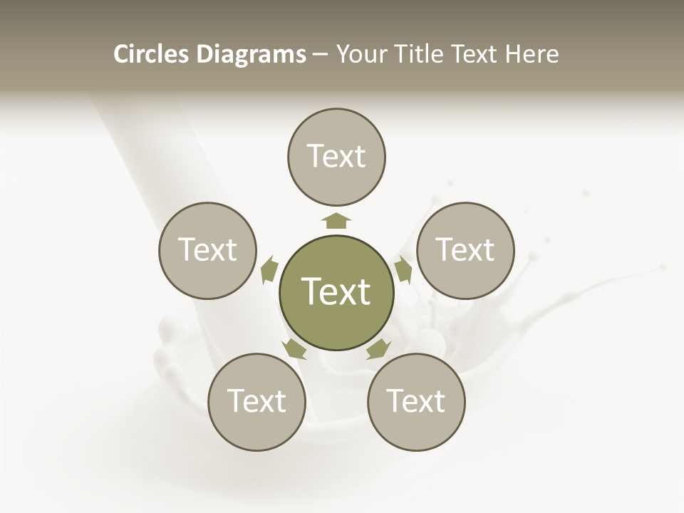 Eating Paint Drop PowerPoint Template