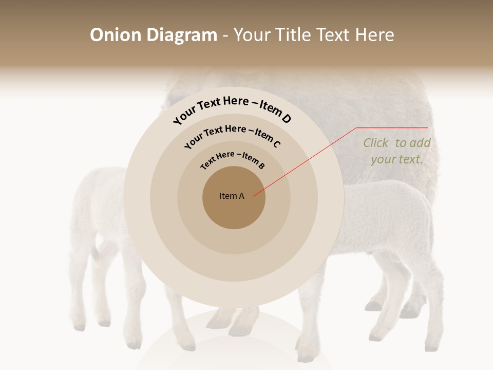 Creature Coat Lamb PowerPoint Template