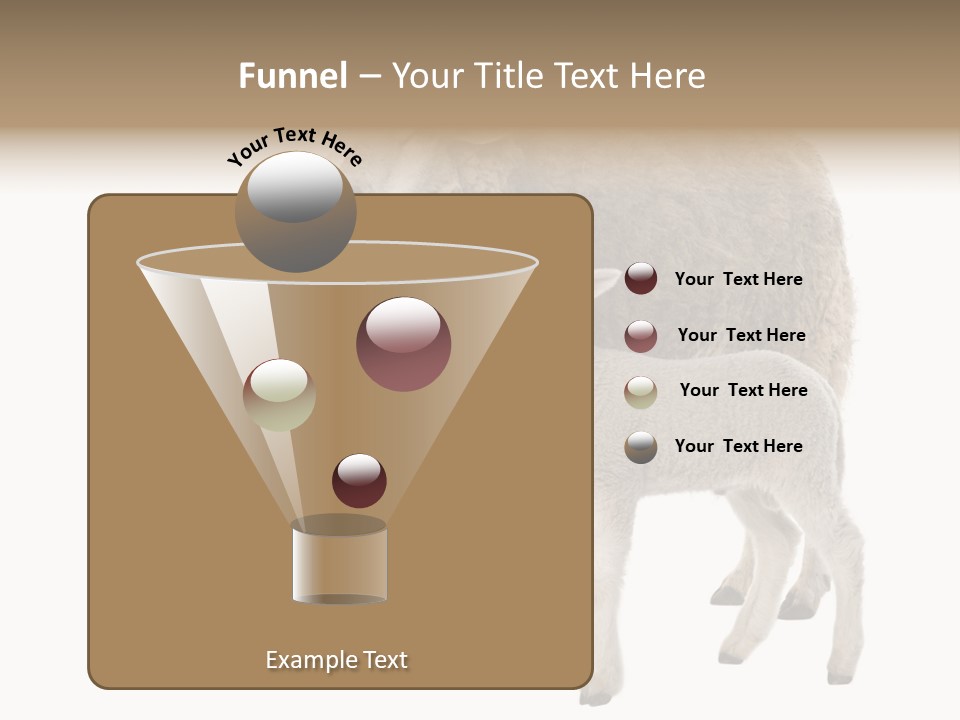 Creature Coat Lamb PowerPoint Template