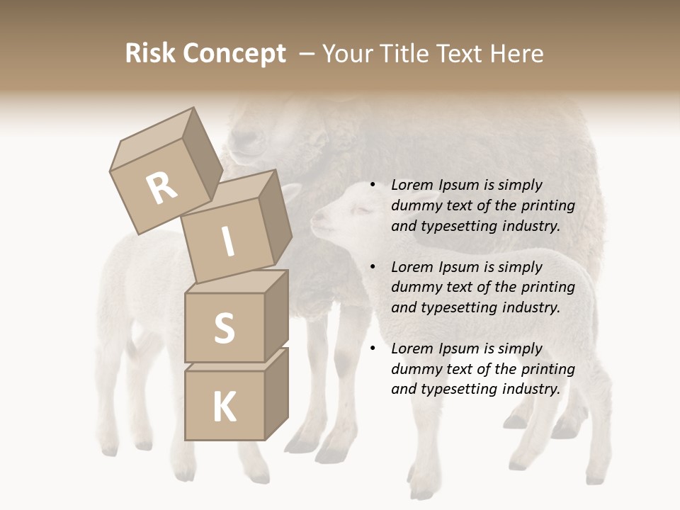 Creature Coat Lamb PowerPoint Template