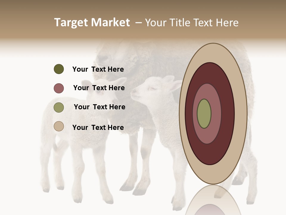Creature Coat Lamb PowerPoint Template