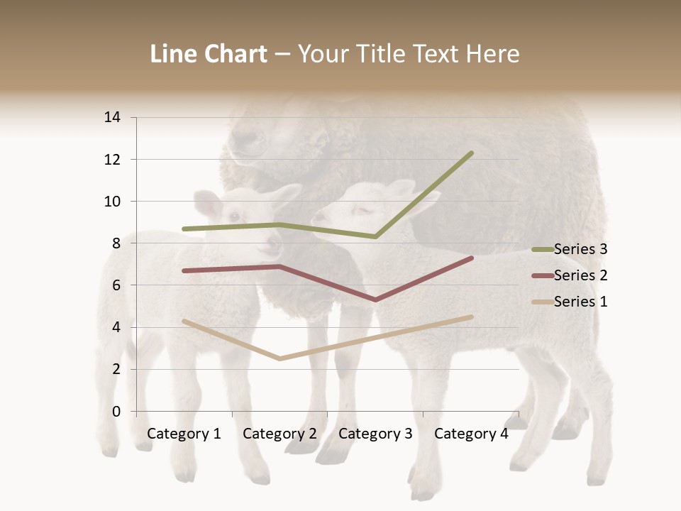 Creature Coat Lamb PowerPoint Template