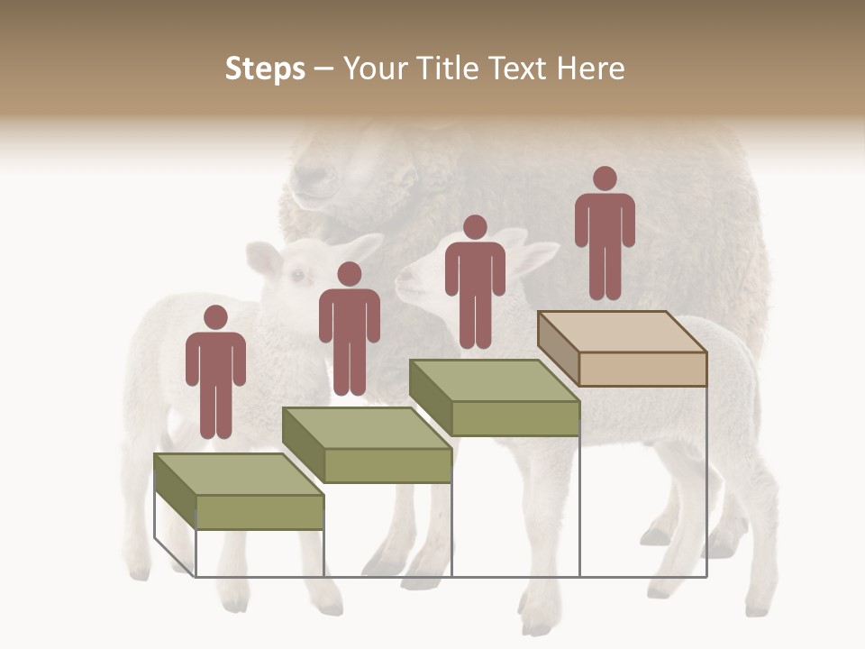 Creature Coat Lamb PowerPoint Template