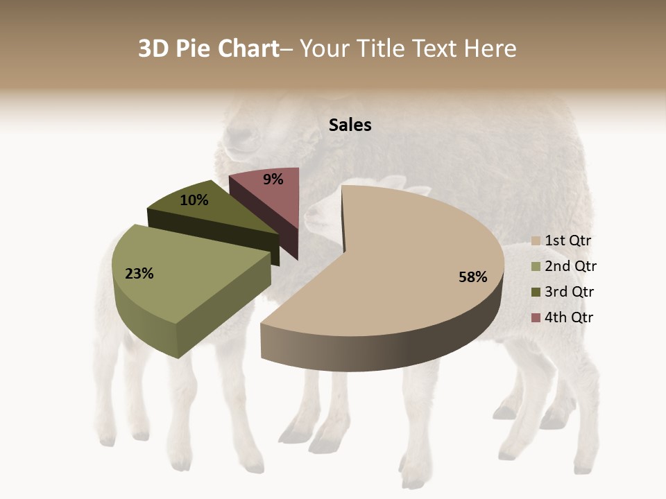 Creature Coat Lamb PowerPoint Template