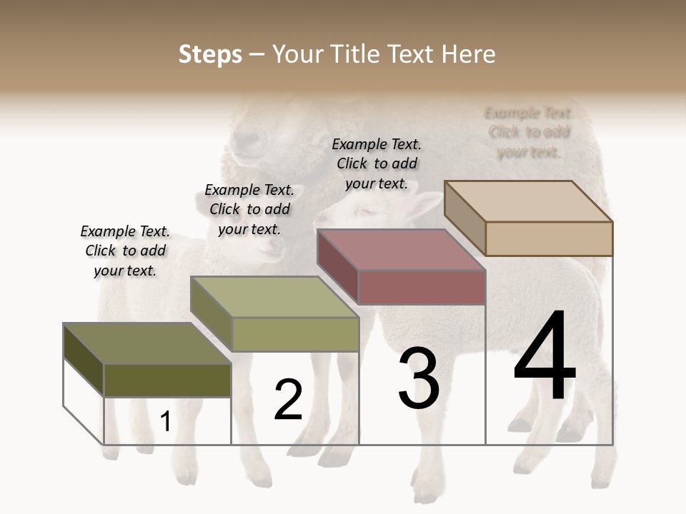 Creature Coat Lamb PowerPoint Template