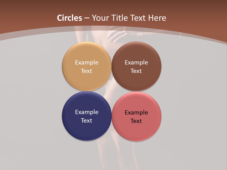 A Woman In A Short Skirt Posing For A Picture PowerPoint Template