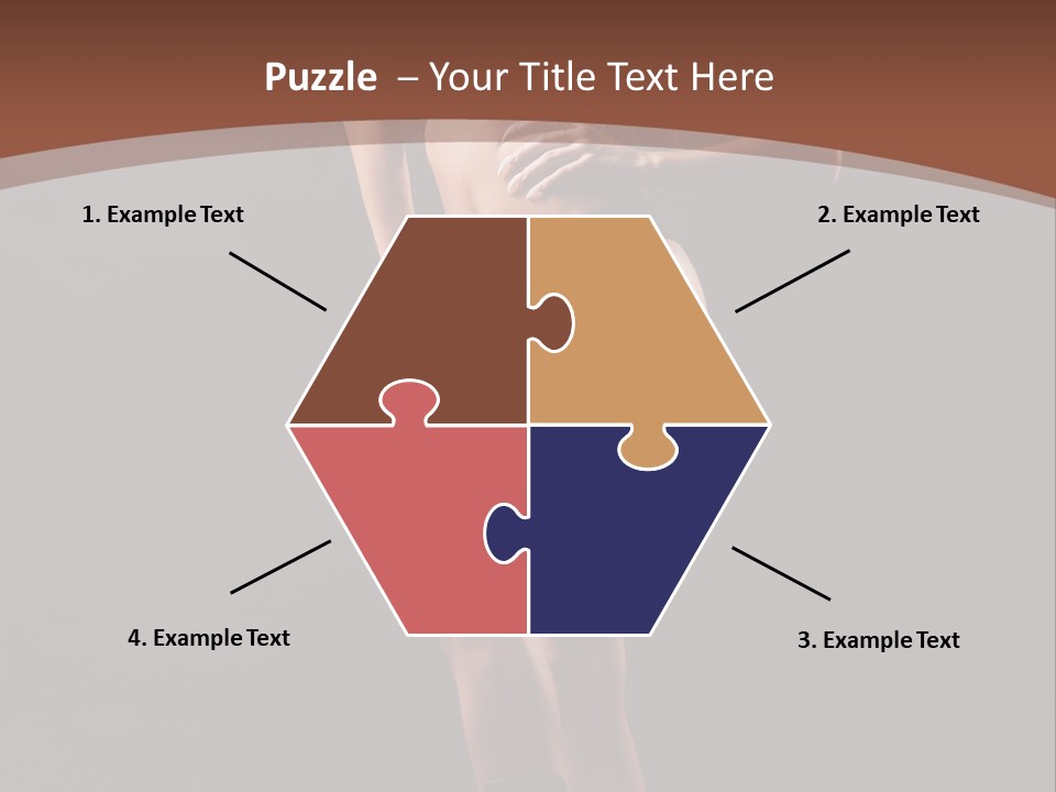 A Woman In A Short Skirt Posing For A Picture PowerPoint Template