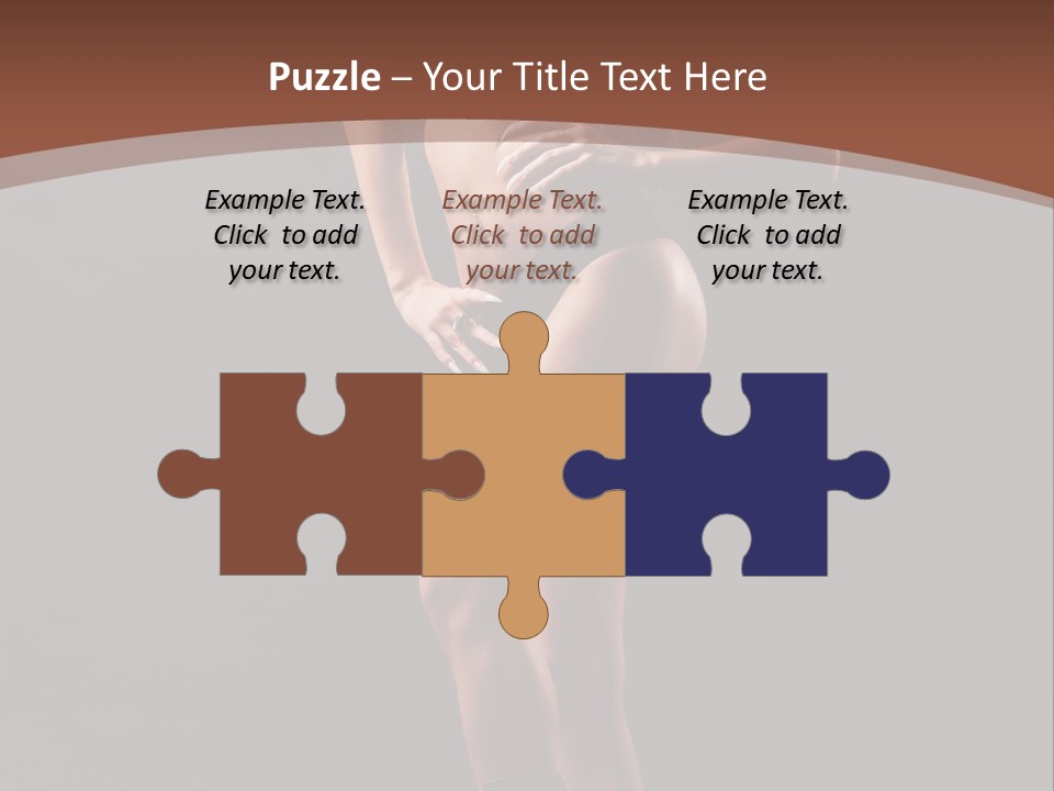 A Woman In A Short Skirt Posing For A Picture PowerPoint Template