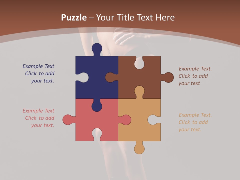 A Woman In A Short Skirt Posing For A Picture PowerPoint Template