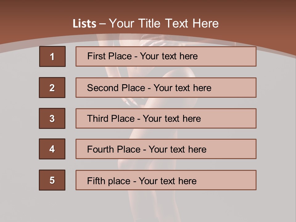 A Woman In A Short Skirt Posing For A Picture PowerPoint Template