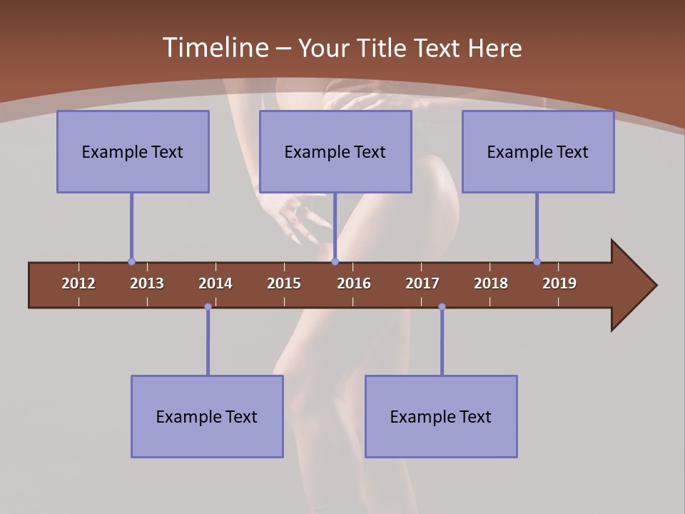 A Woman In A Short Skirt Posing For A Picture PowerPoint Template