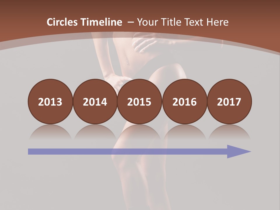 A Woman In A Short Skirt Posing For A Picture PowerPoint Template