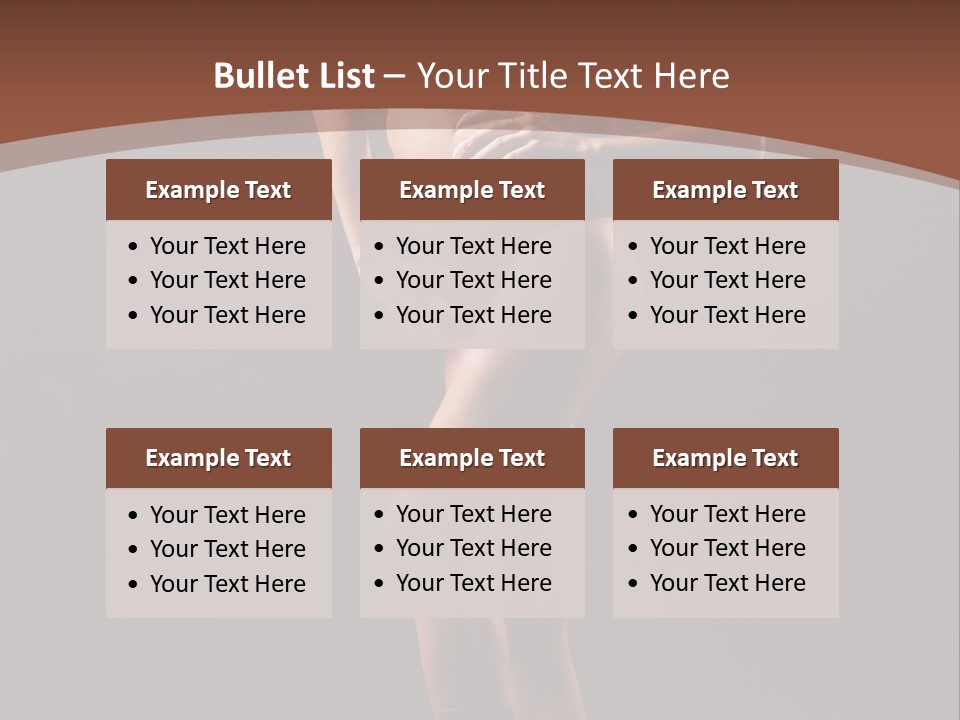 A Woman In A Short Skirt Posing For A Picture PowerPoint Template