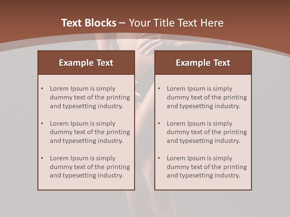 A Woman In A Short Skirt Posing For A Picture PowerPoint Template