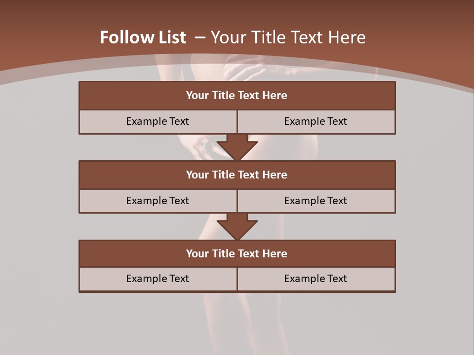 A Woman In A Short Skirt Posing For A Picture PowerPoint Template