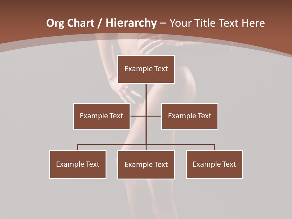 A Woman In A Short Skirt Posing For A Picture PowerPoint Template