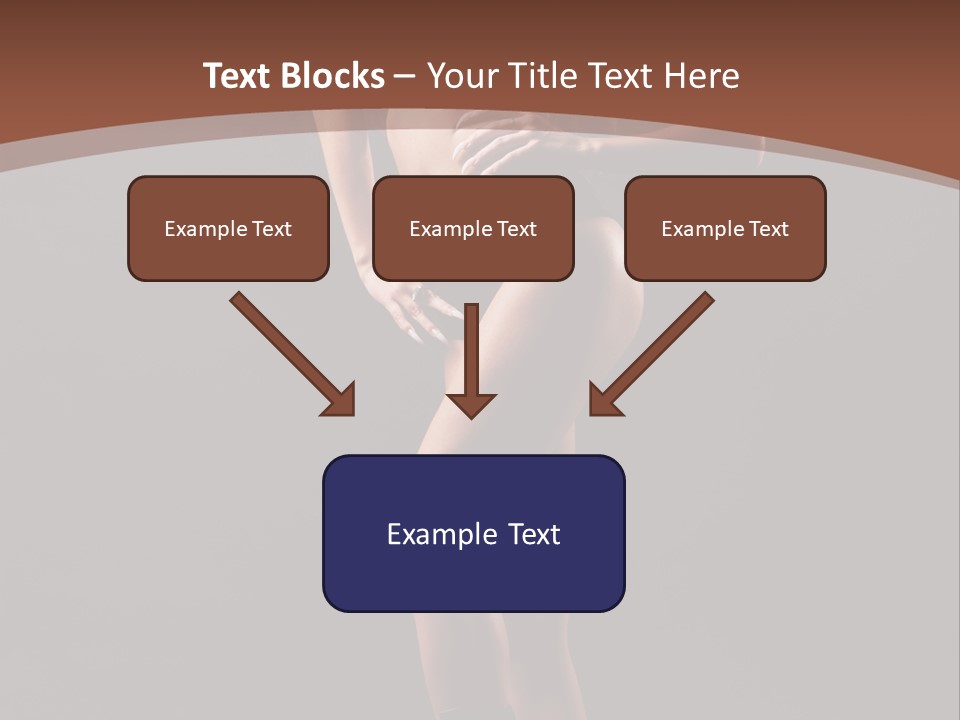 A Woman In A Short Skirt Posing For A Picture PowerPoint Template