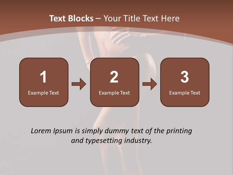 A Woman In A Short Skirt Posing For A Picture PowerPoint Template