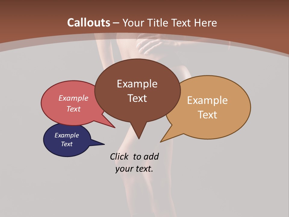 A Woman In A Short Skirt Posing For A Picture PowerPoint Template