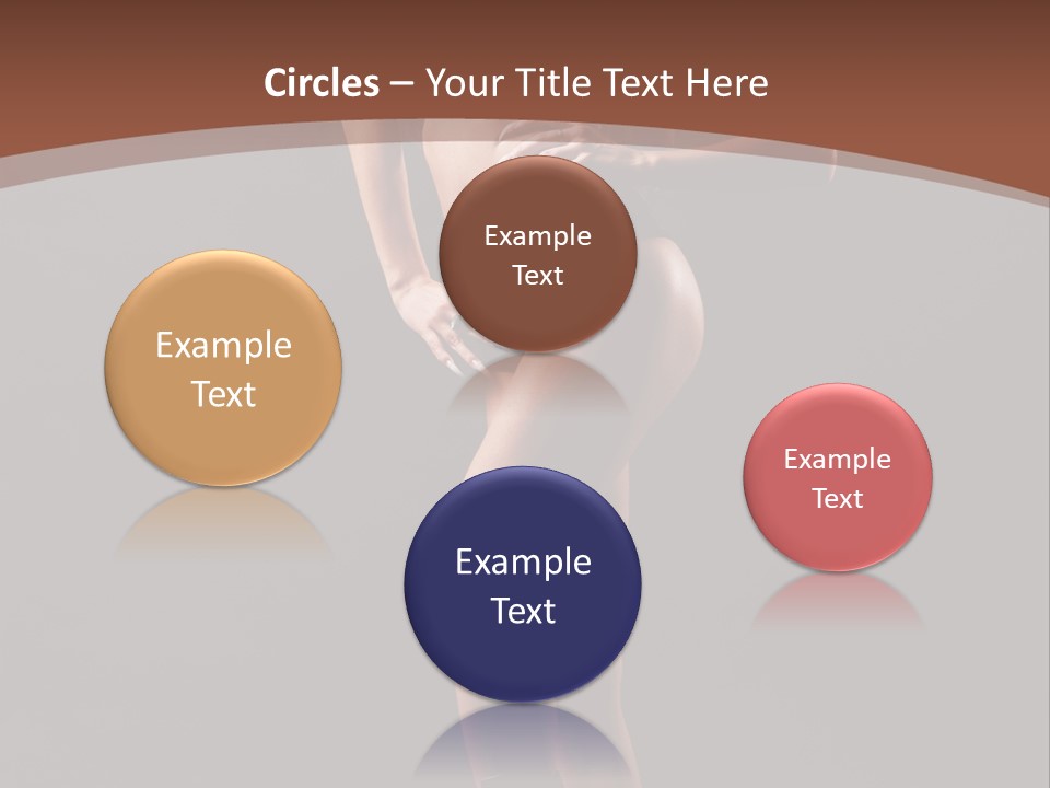 A Woman In A Short Skirt Posing For A Picture PowerPoint Template