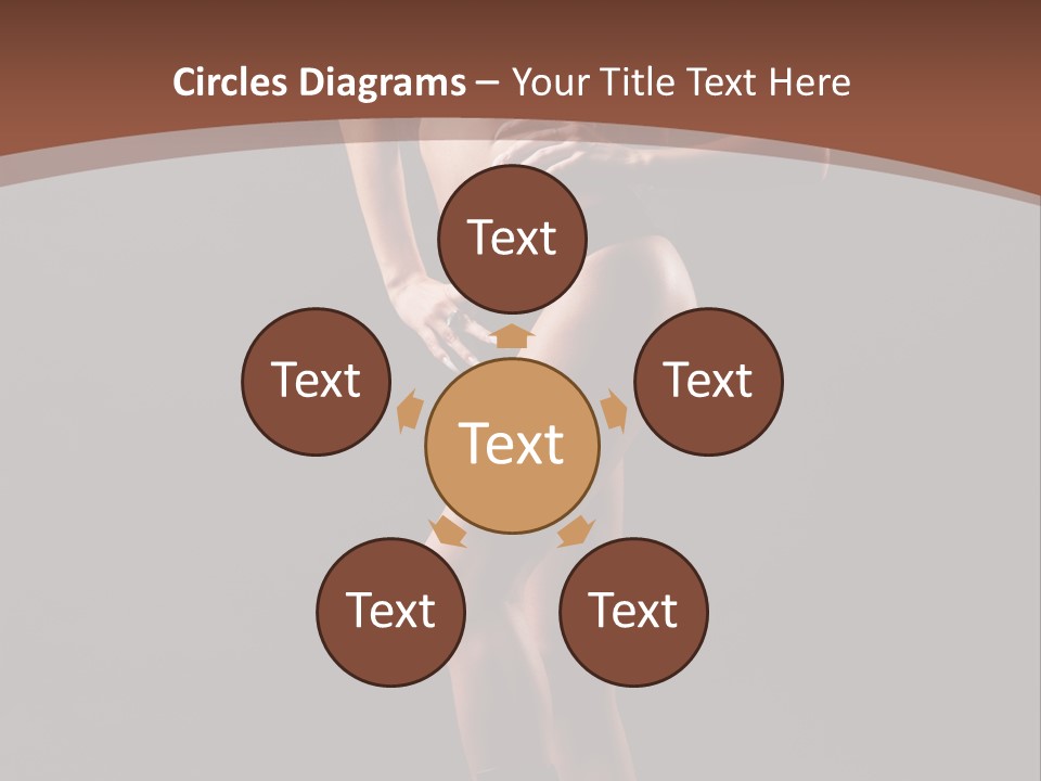 A Woman In A Short Skirt Posing For A Picture PowerPoint Template