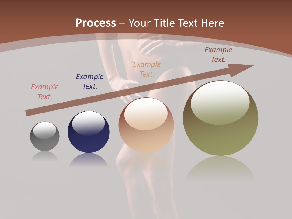 A Woman In A Short Skirt Posing For A Picture PowerPoint Template