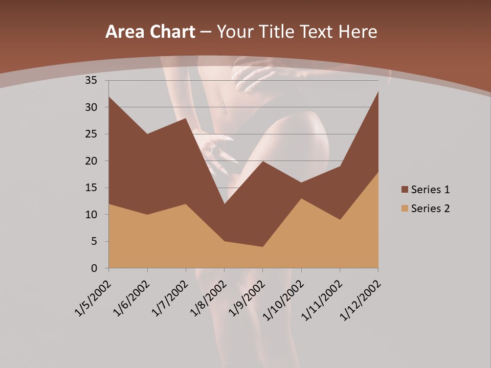A Woman In A Short Skirt Posing For A Picture PowerPoint Template