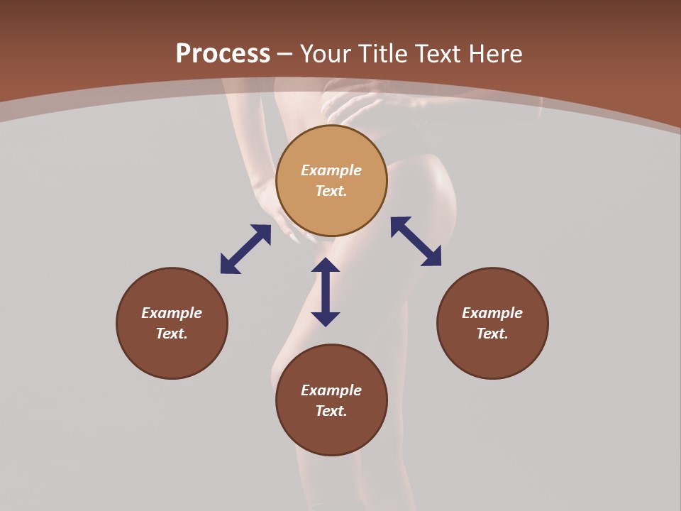 A Woman In A Short Skirt Posing For A Picture PowerPoint Template