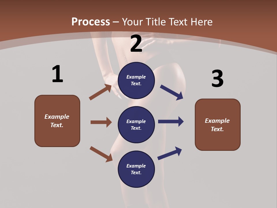 A Woman In A Short Skirt Posing For A Picture PowerPoint Template