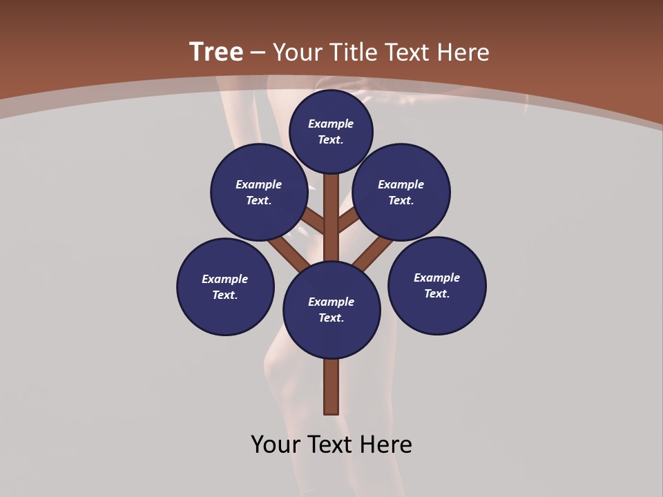 A Woman In A Short Skirt Posing For A Picture PowerPoint Template