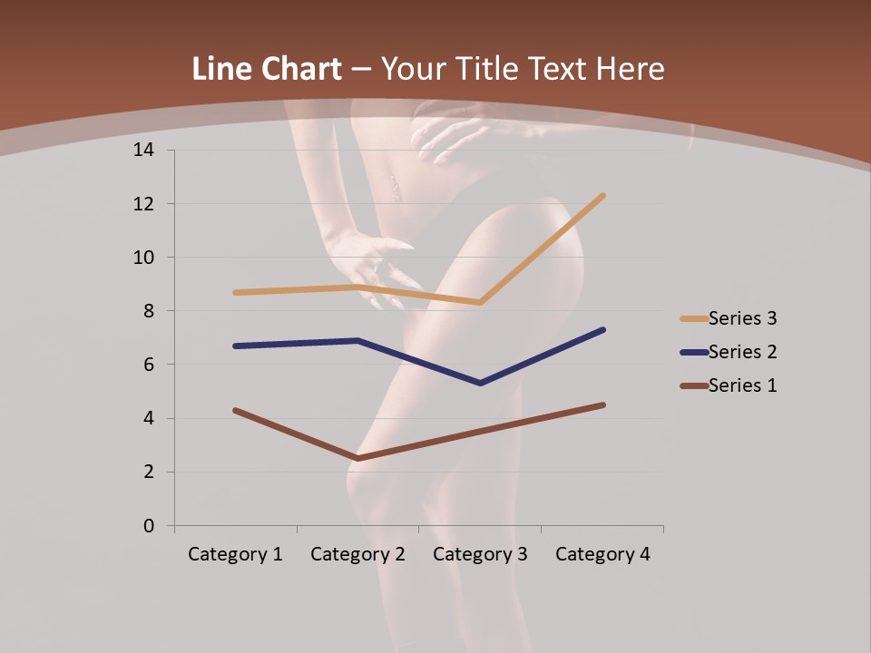 A Woman In A Short Skirt Posing For A Picture PowerPoint Template