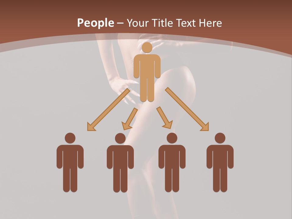 A Woman In A Short Skirt Posing For A Picture PowerPoint Template