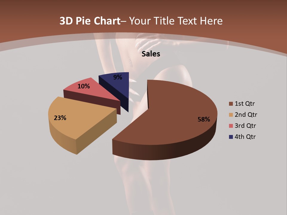 A Woman In A Short Skirt Posing For A Picture PowerPoint Template