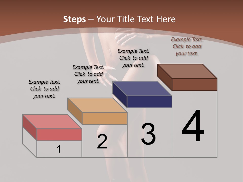 A Woman In A Short Skirt Posing For A Picture PowerPoint Template