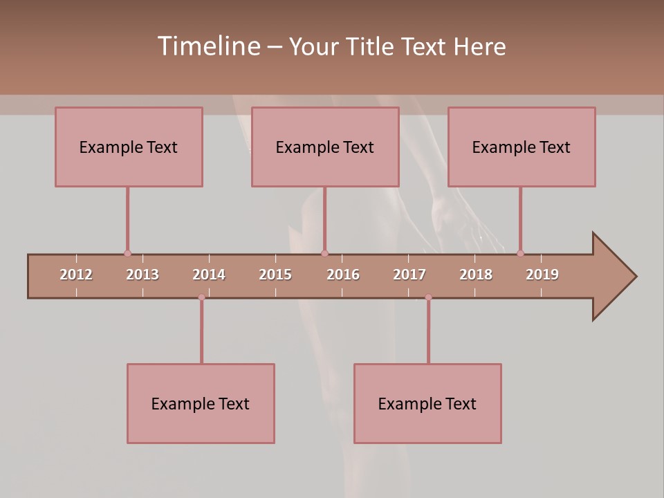 A Woman In A Short Skirt Is Posing For A Picture PowerPoint Template