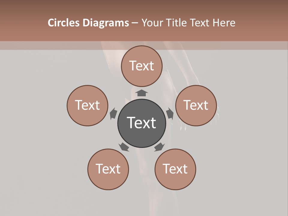 A Woman In A Short Skirt Is Posing For A Picture PowerPoint Template