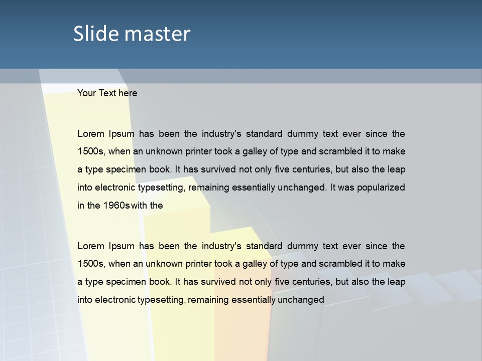 Growth Financial Increase PowerPoint Template