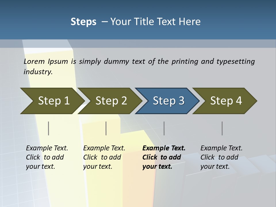 Growth Financial Increase PowerPoint Template