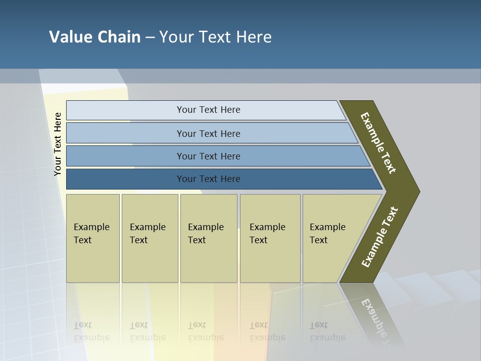 Growth Financial Increase PowerPoint Template