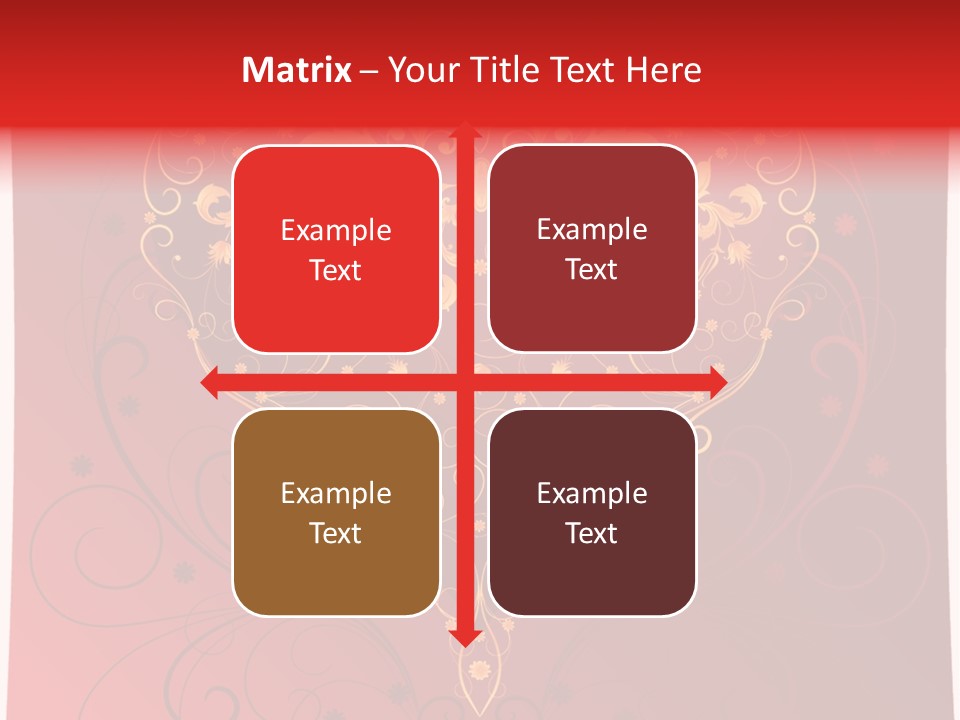 Heart Red Graphic PowerPoint Template