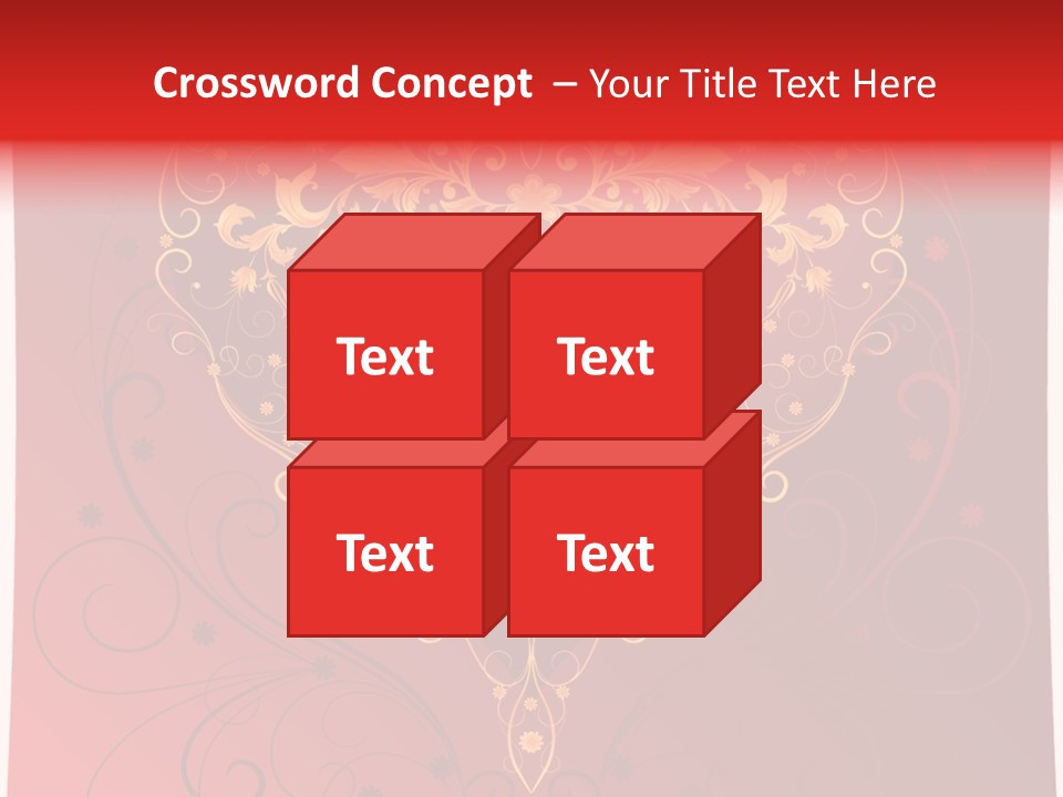 Heart Red Graphic PowerPoint Template