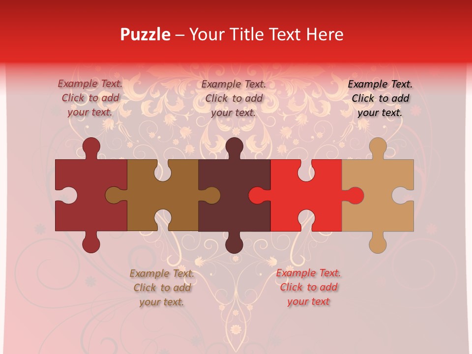 Heart Red Graphic PowerPoint Template