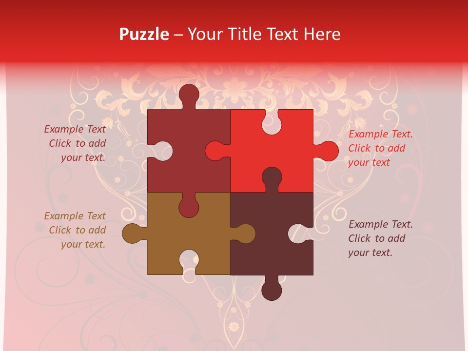 Heart Red Graphic PowerPoint Template