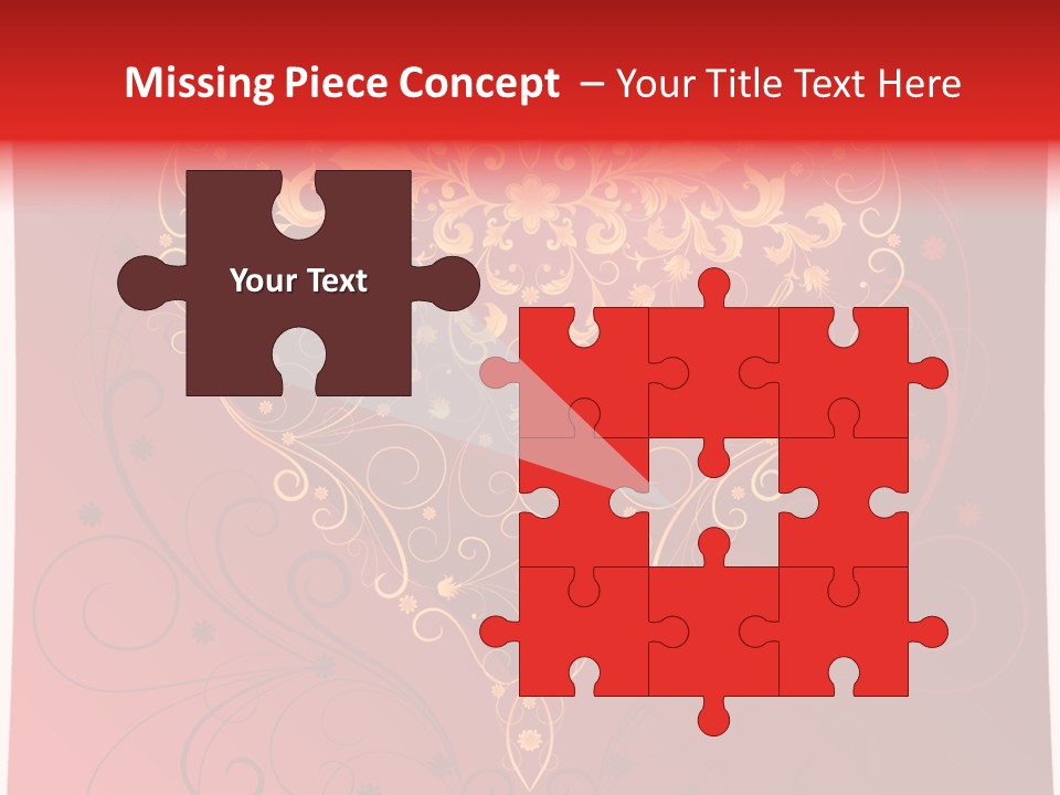 Heart Red Graphic PowerPoint Template