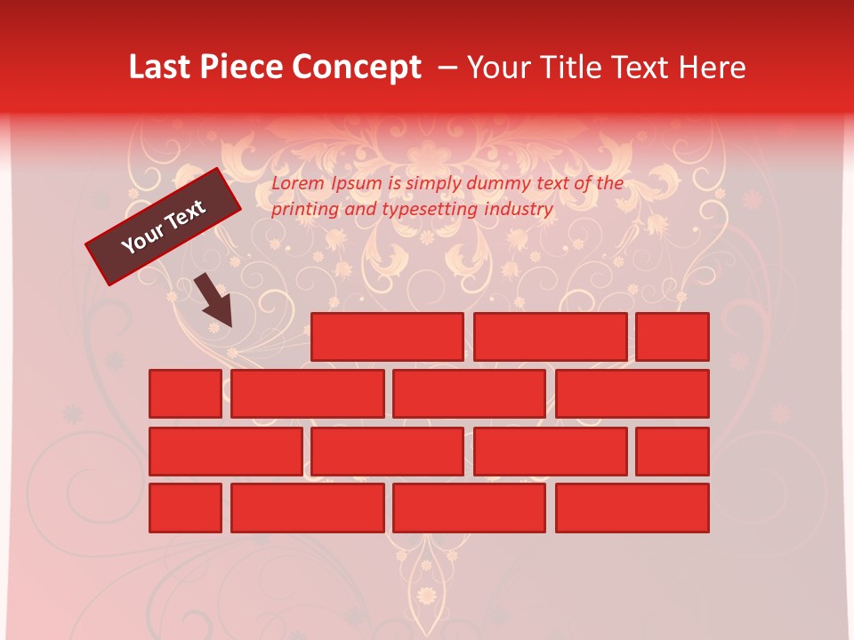Heart Red Graphic PowerPoint Template