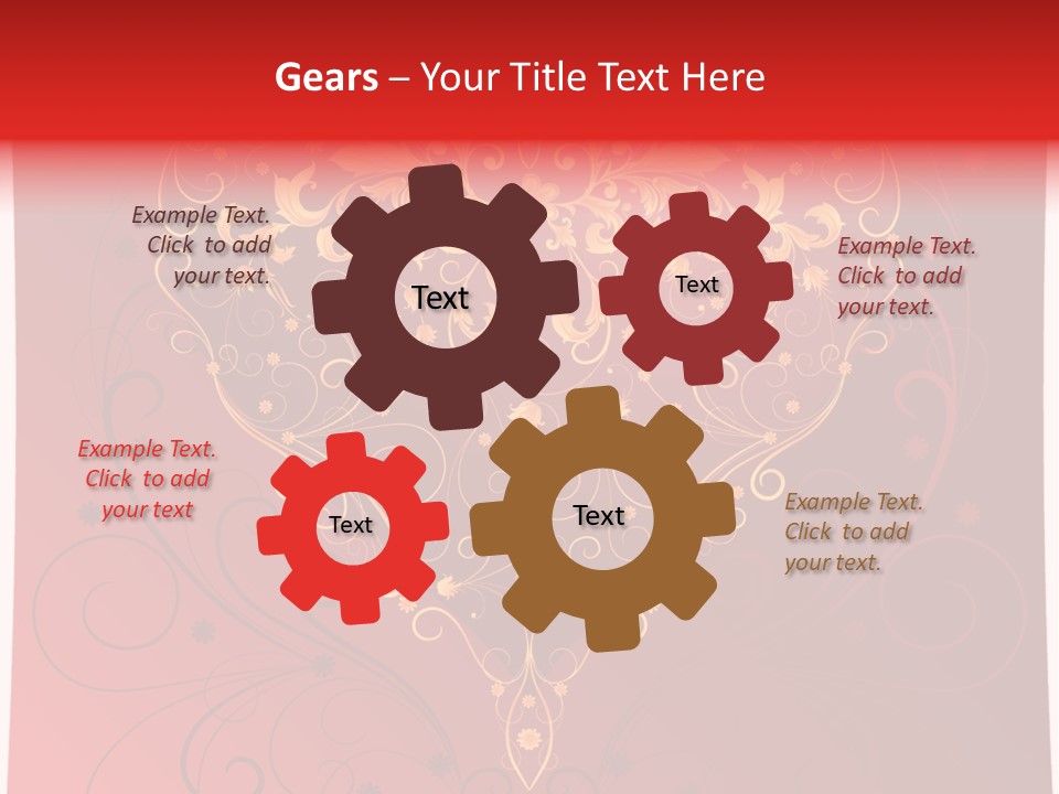 Heart Red Graphic PowerPoint Template