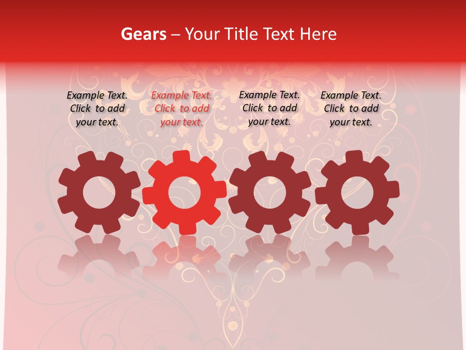 Heart Red Graphic PowerPoint Template